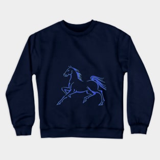 cheval,horse Crewneck Sweatshirt